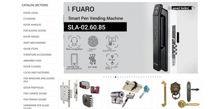 Large product slider