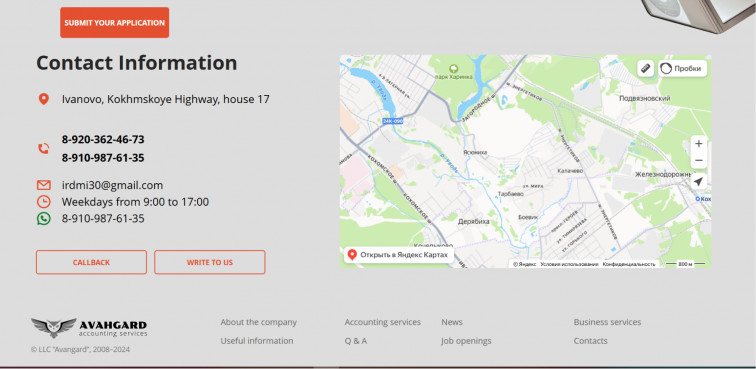 Map and contact channels