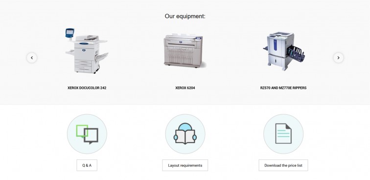 Print shop equipment carousel