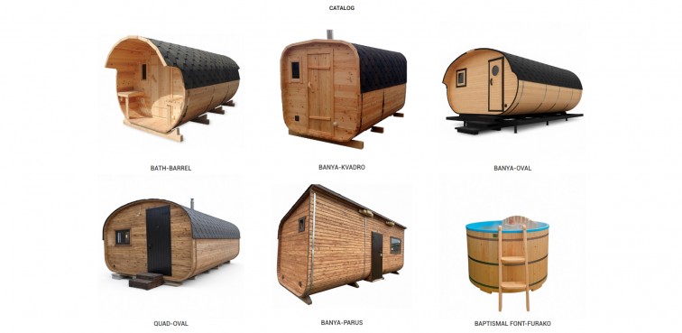 Bathhouse categories on the homepage